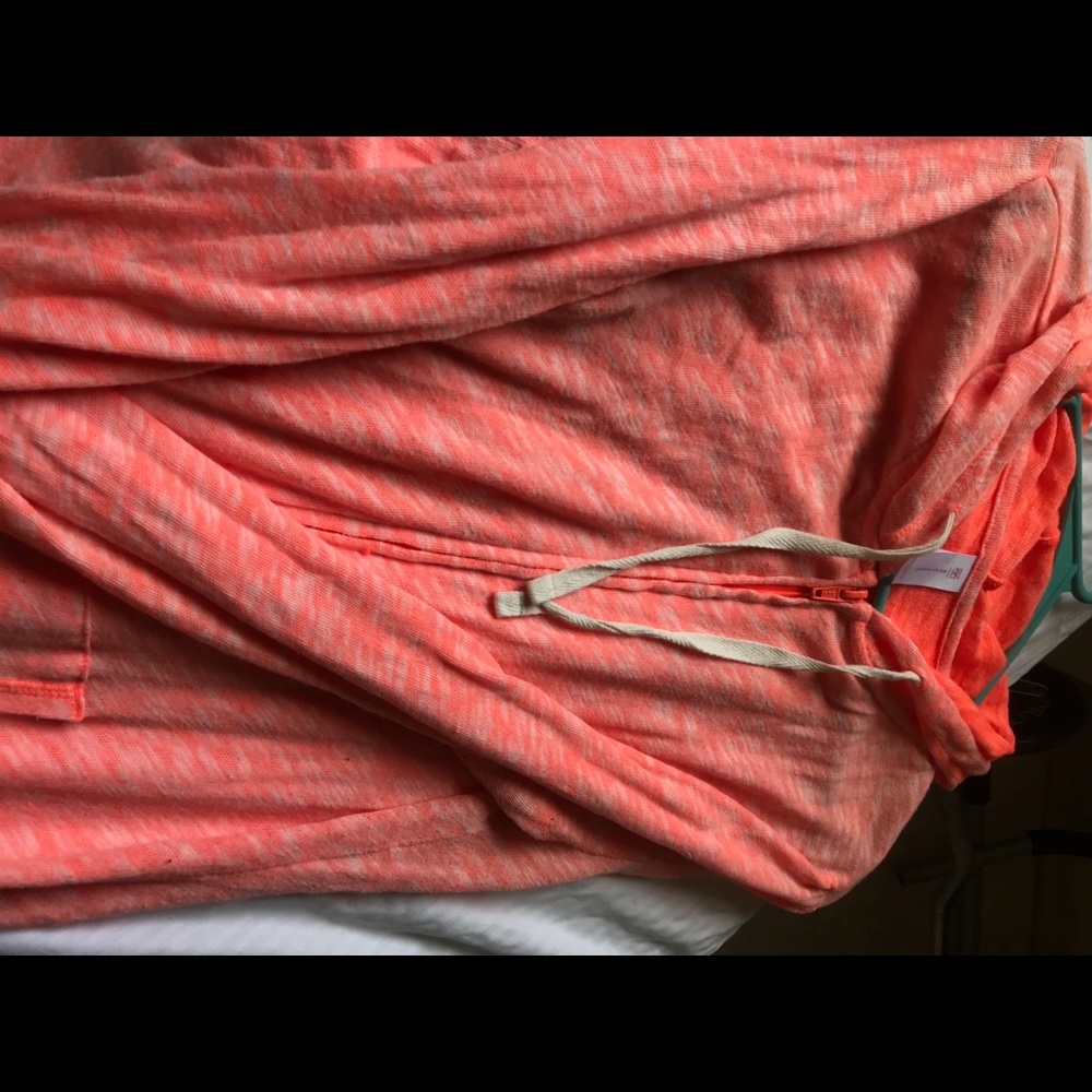 *BRIGHT!* neon pink zip up